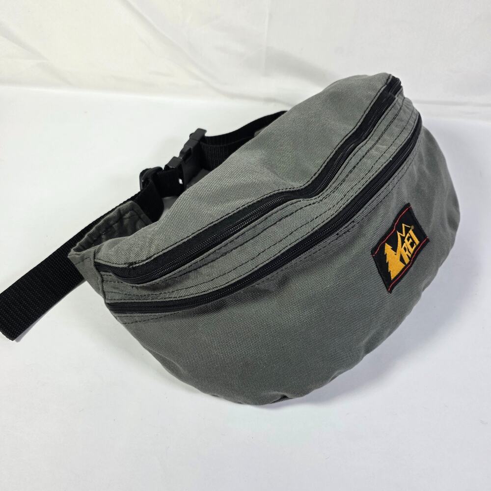 REI Co-op Vintage Convertible Waist Pack Day Backpack Gray Hiking Nylon Fanny